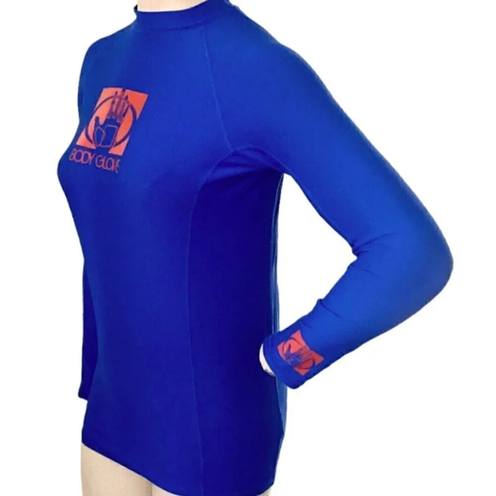 Body Glove Rash Guard Surf Swim Top Long Sleeve‎ Unisex Kids Sz 16 Blue 279D